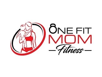 One Fit Mom Fitness logo design by logoguy