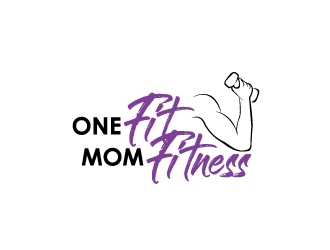 One Fit Mom Fitness logo design by IjVb.UnO