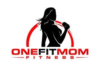 One Fit Mom Fitness Logo Design 48hourslogo Com