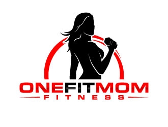 One Fit Mom Fitness logo design by daywalker