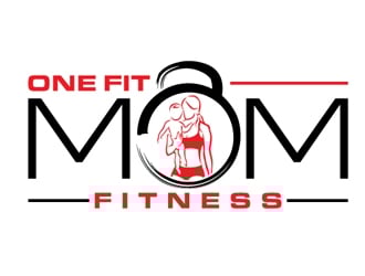 One Fit Mom Fitness logo design by logoguy