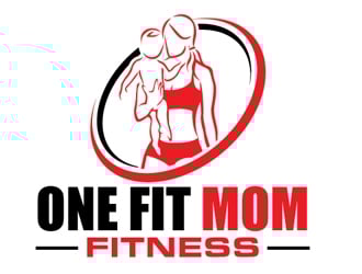 One Fit Mom Fitness logo design by logoguy