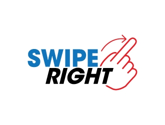 Swipe Right logo design by IjVb.UnO