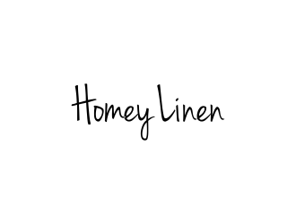 Homey Linen logo design by ubai popi