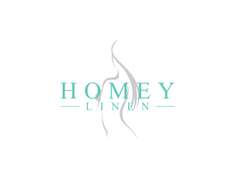 Homey Linen logo design by ubai popi