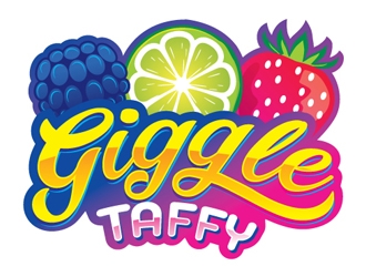 Giggle Taffy logo design by logoguy