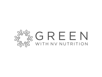Green With NV Nutrition logo design by noviagraphic