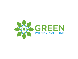 Green With NV Nutrition logo design by rief