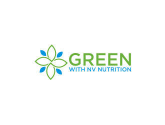 Green With NV Nutrition logo design by rief