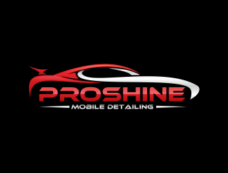 Proshine Mobile Detailing logo design by noviagraphic