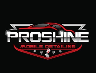 Proshine Mobile Detailing logo design by DreamLogoDesign