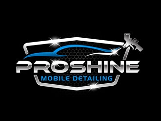 Proshine Mobile Detailing logo design by DreamLogoDesign