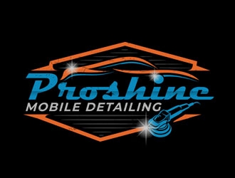 Proshine Mobile Detailing logo design by DreamLogoDesign