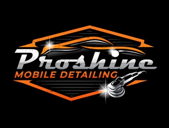 Proshine Mobile Detailing logo design by DreamLogoDesign