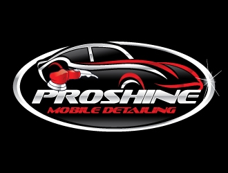 Proshine Mobile Detailing logo design by usashi