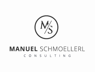 Manuel Schmoellerl Consulting logo design by gilkkj