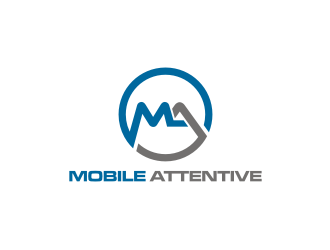 Mobile Attentive logo design by rief