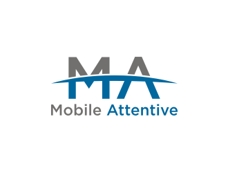 Mobile Attentive logo design by rief