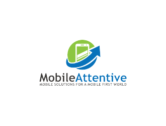 Mobile Attentive logo design by dhe27
