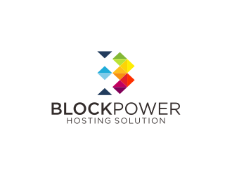BlockPower Hosting Solution logo design by noviagraphic
