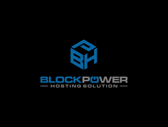 BlockPower Hosting Solution logo design by ammad