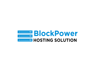 BlockPower Hosting Solution logo design by Greenlight