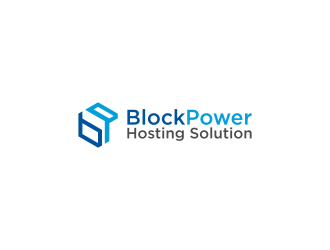 BlockPower Hosting Solution logo design by sitizen