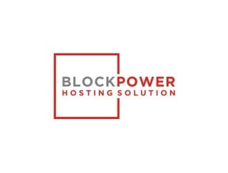 BlockPower Hosting Solution logo design by bricton
