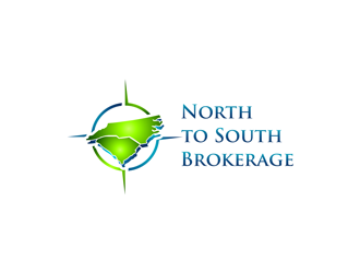 North to South Brokerage logo design by alby