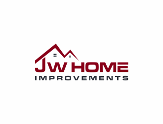 JW HOME IMPROVEMENTS   logo design by ammad