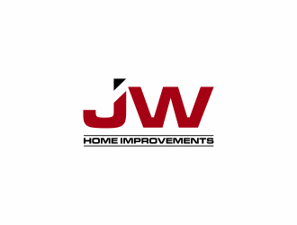 JW HOME IMPROVEMENTS   logo design by ammad