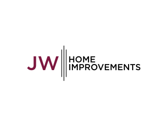 JW HOME IMPROVEMENTS   logo design by rief