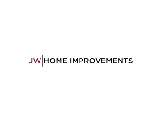 JW HOME IMPROVEMENTS   logo design by rief