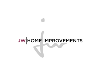 JW HOME IMPROVEMENTS   logo design by rief