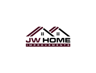 JW HOME IMPROVEMENTS   logo design by alby