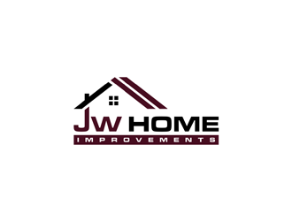 JW HOME IMPROVEMENTS   logo design by alby