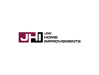 JW HOME IMPROVEMENTS   logo design by rief