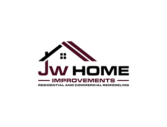 JW HOME IMPROVEMENTS   logo design by alby