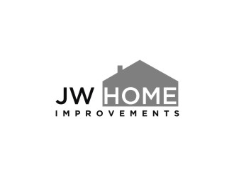 JW HOME IMPROVEMENTS   logo design by bricton