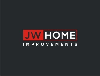 JW HOME IMPROVEMENTS   logo design by bricton
