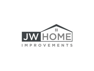 JW HOME IMPROVEMENTS   logo design by bricton