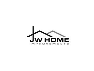 JW HOME IMPROVEMENTS   logo design by bricton