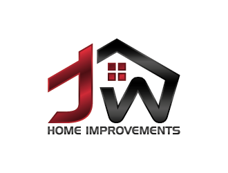 JW HOME IMPROVEMENTS   logo design by mhala