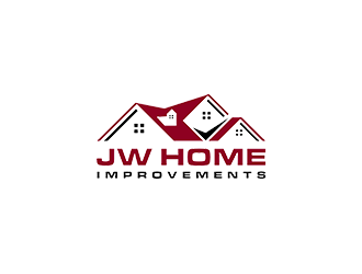 JW HOME IMPROVEMENTS   logo design by blackcane