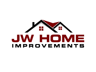 JW HOME IMPROVEMENTS   logo design by labo