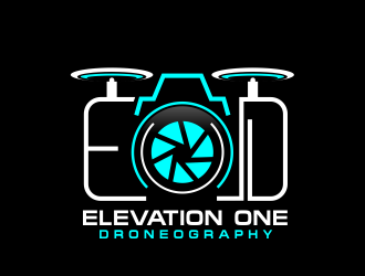 Elevation One Droneography logo design by Hidayat