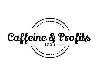 Caffeine & Profits logo design by Greenlight