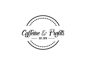 Caffeine & Profits logo design by Greenlight
