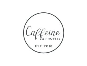 Caffeine & Profits logo design by bricton