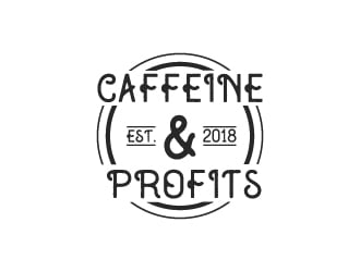 Caffeine & Profits logo design by BaneVujkov